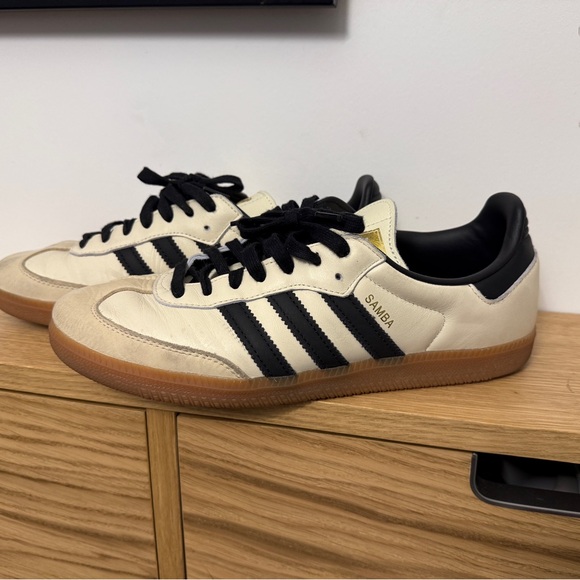 adidas Other - Adidas Samba Beige and Black Men's Sneakers